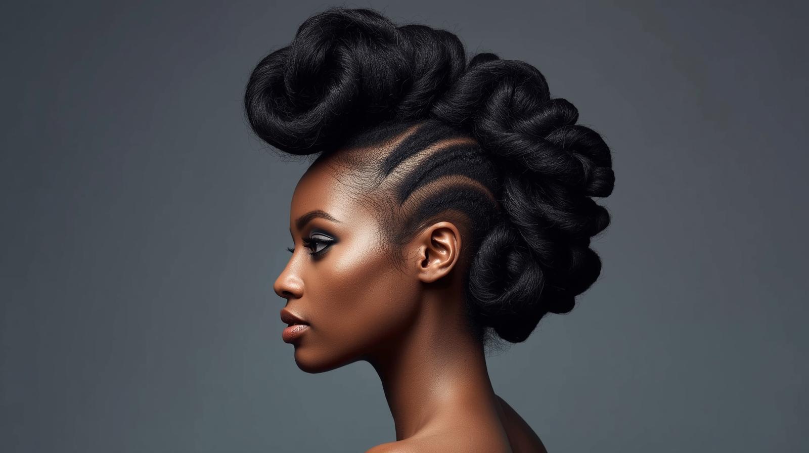Hair styling services at Natural Touch Hair Studio